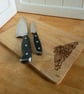 Pyrography Celtic knotwork wooden serving or chopping board - Image 1