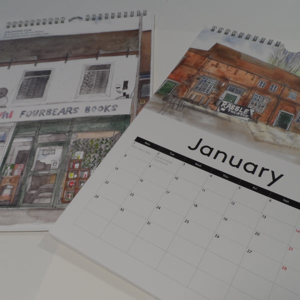 Caversham bundle - 2024 calendar plus published book "Stroll through Caversham"
