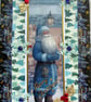 Hand Crafted Decoupage Chistmas Card - Merry Christmas (3207) Father Christmas