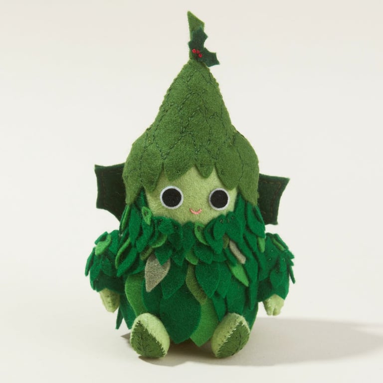 Christmas Sprite - Wool Soft Sculpture