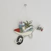 'I love you more than the Allotment' Wheelbarrow - Hanging Decoration