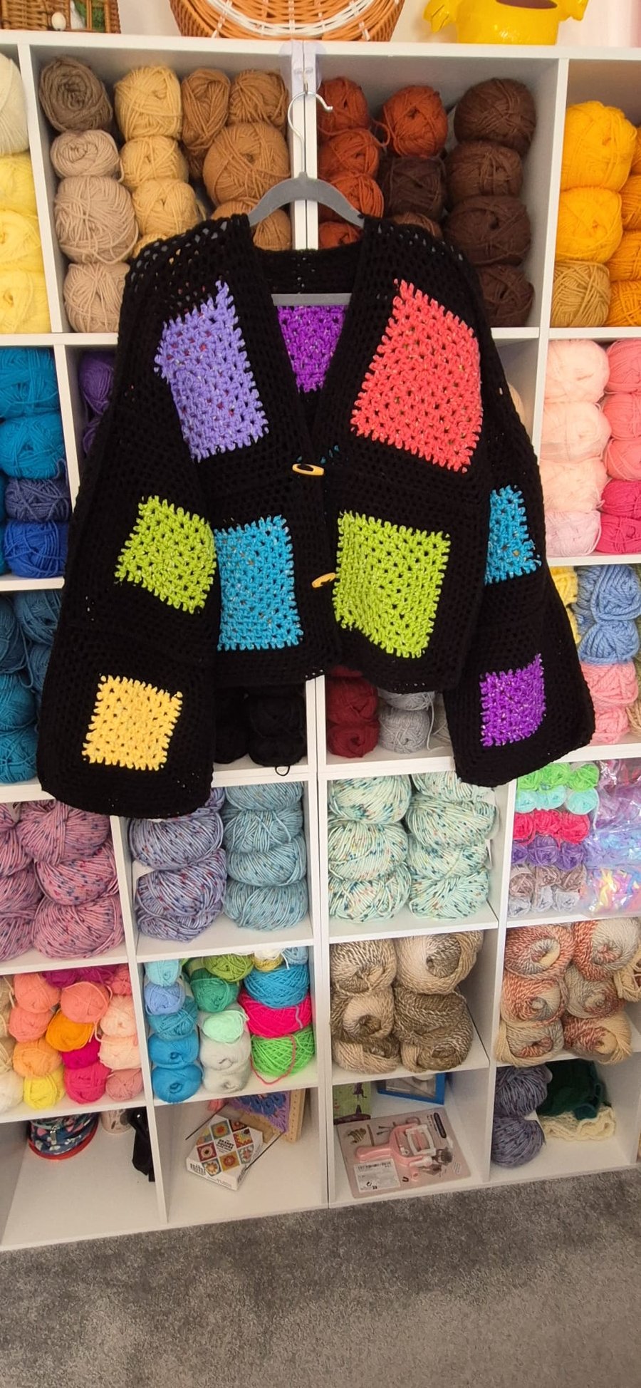 Beautiful Handmade Chunky Crochet Cardigan 