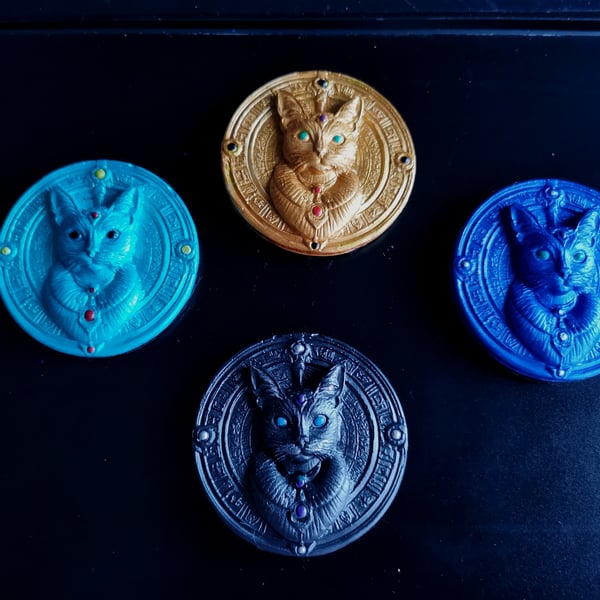 Egyptian Bast Altar Tile Set of 4