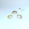 Cloth Doll Making Supplies Sew In Fabric Doll Faces Set of 3