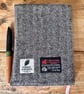 Notebook & Journal Cover with Tree Decoration in Vintage Welsh Tweed & Felt - Image 8