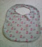 Babies Christmas Bib with Grey Bear and Parcels - Image 2