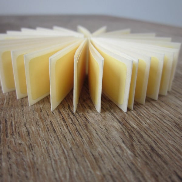 50 Small Pastel Yellow Stickers