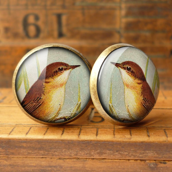 Reed Warbler Cufflinks (TB07)