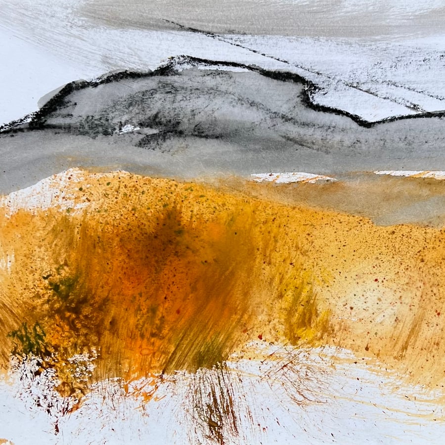Original Moorland Study 1 - Peak District Painting