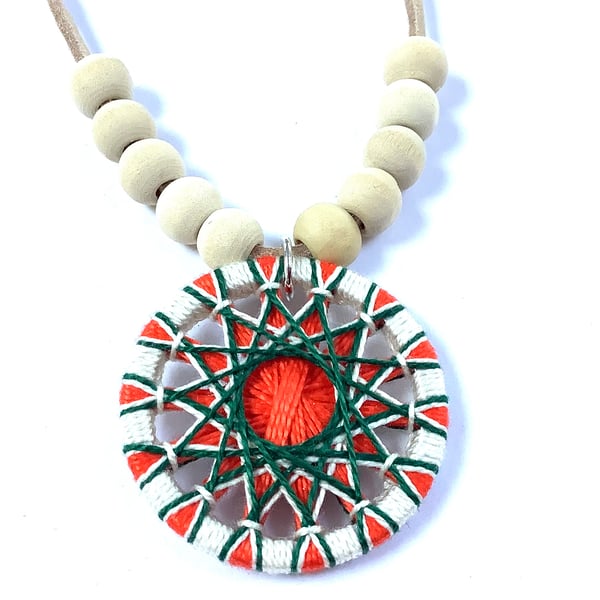 Zwirnknopfe Button Pendant