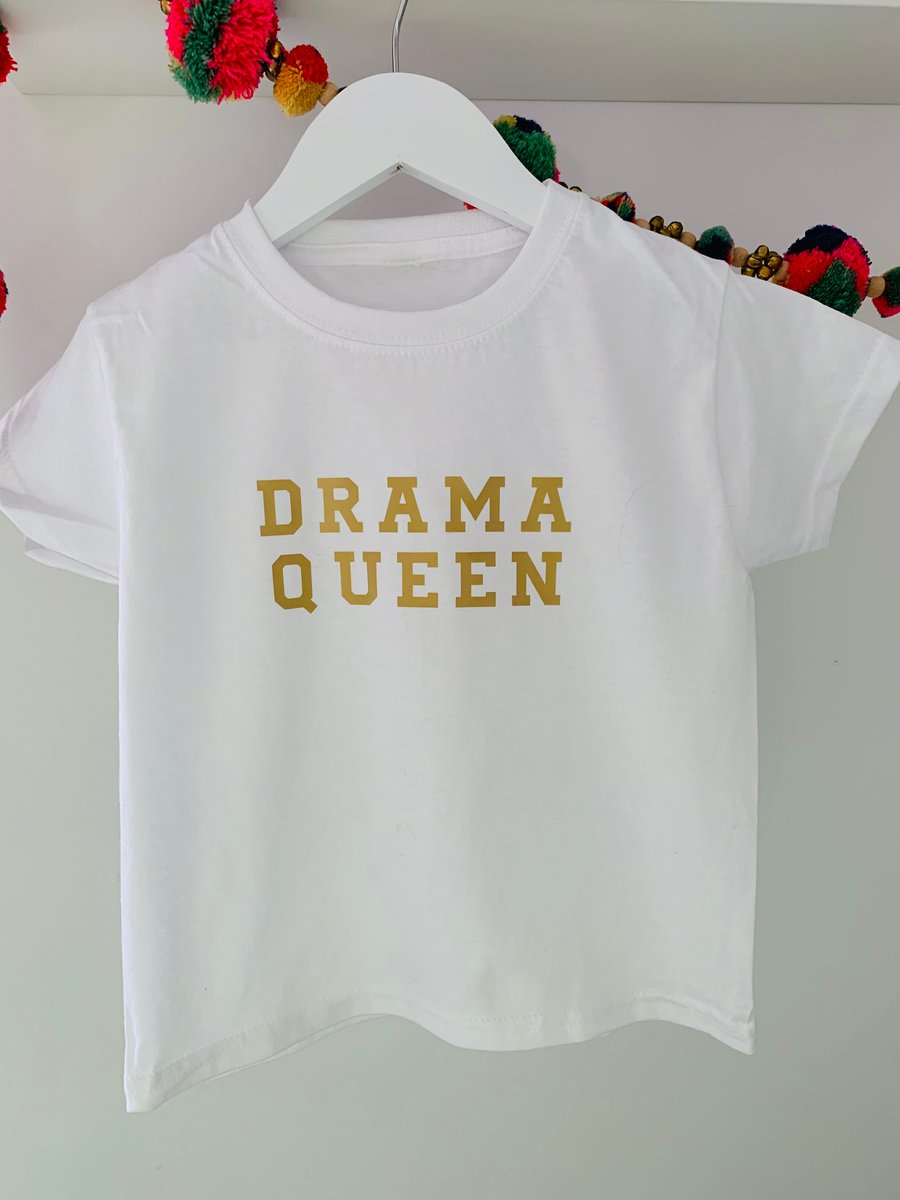 Kids Drama Queen Tshirt 