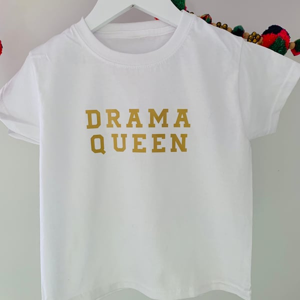 Kids Drama Queen Tshirt 