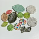 Set of random jewellery ceramic beads