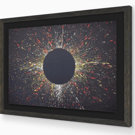 STAR COLOUR 1 - modern abstract art action painting