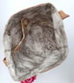 Burnt gold patchwork bucket bag. - Image 5