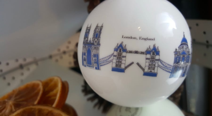 London skyline bauble