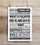 British Sayings Print - Image 2
