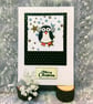 Penguin Christmas  Card. - Image 1