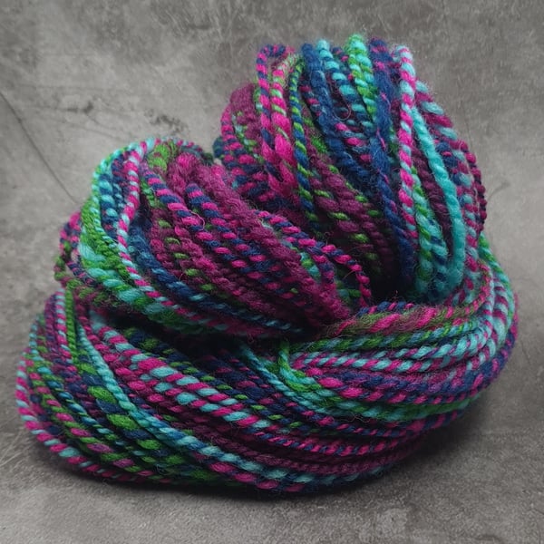 Pure Wool Handspun Aran or Worsted Weight yarn 