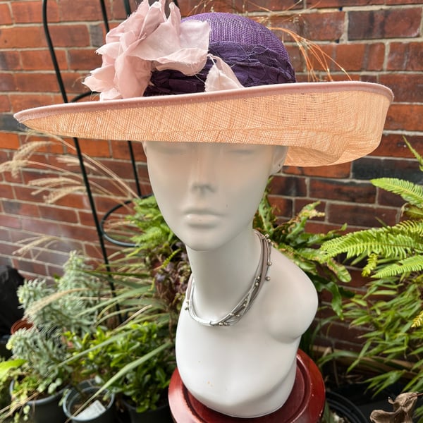 Beautiful Handmade hat, Hat for the Races, Hats for Ascot, Special Occasion Hats