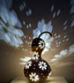 Mustard Daisy Gourd Lamp - Image 3
