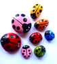 Pink Ladybird Stone - READY TO SHIP - Image 5