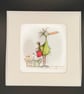 Whimsical "Tatty Bird" Ceramic Coaster Set (Pack of 4) - Image 3