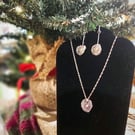 Crocheted .999 Silver Pendant 