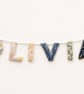 Bespoke Heirloom Name Garland – One-of-a-Kind Textile Keepsake Banner - Image 5