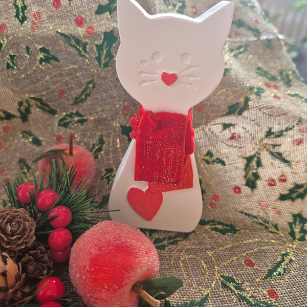 MOTHER AND CHILD CHRISTMAS CATS 