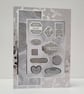 Luxury Christmas Card - Silver Foiled Multi Sentiments Card
