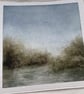 river landscape original watercolour small painting - Image 3