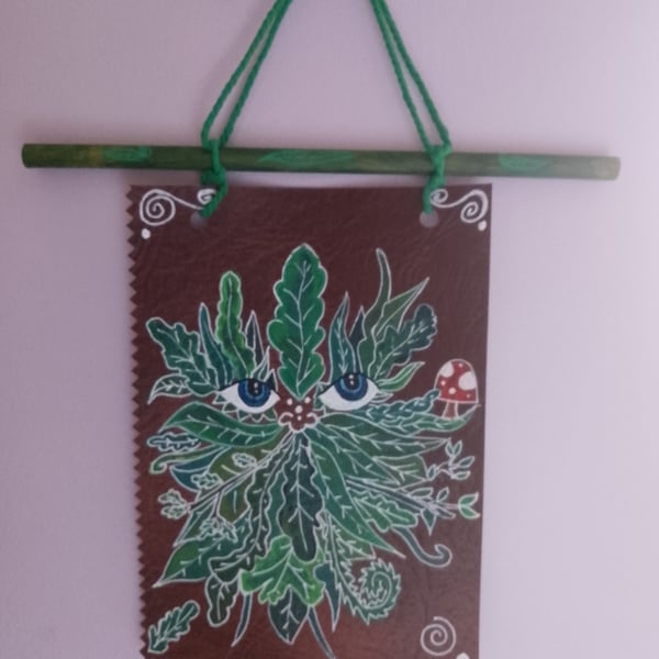 Green Man wall hanging 