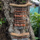Driftwood & Bead Wall Hanging – One of a Kind Nature Talisman