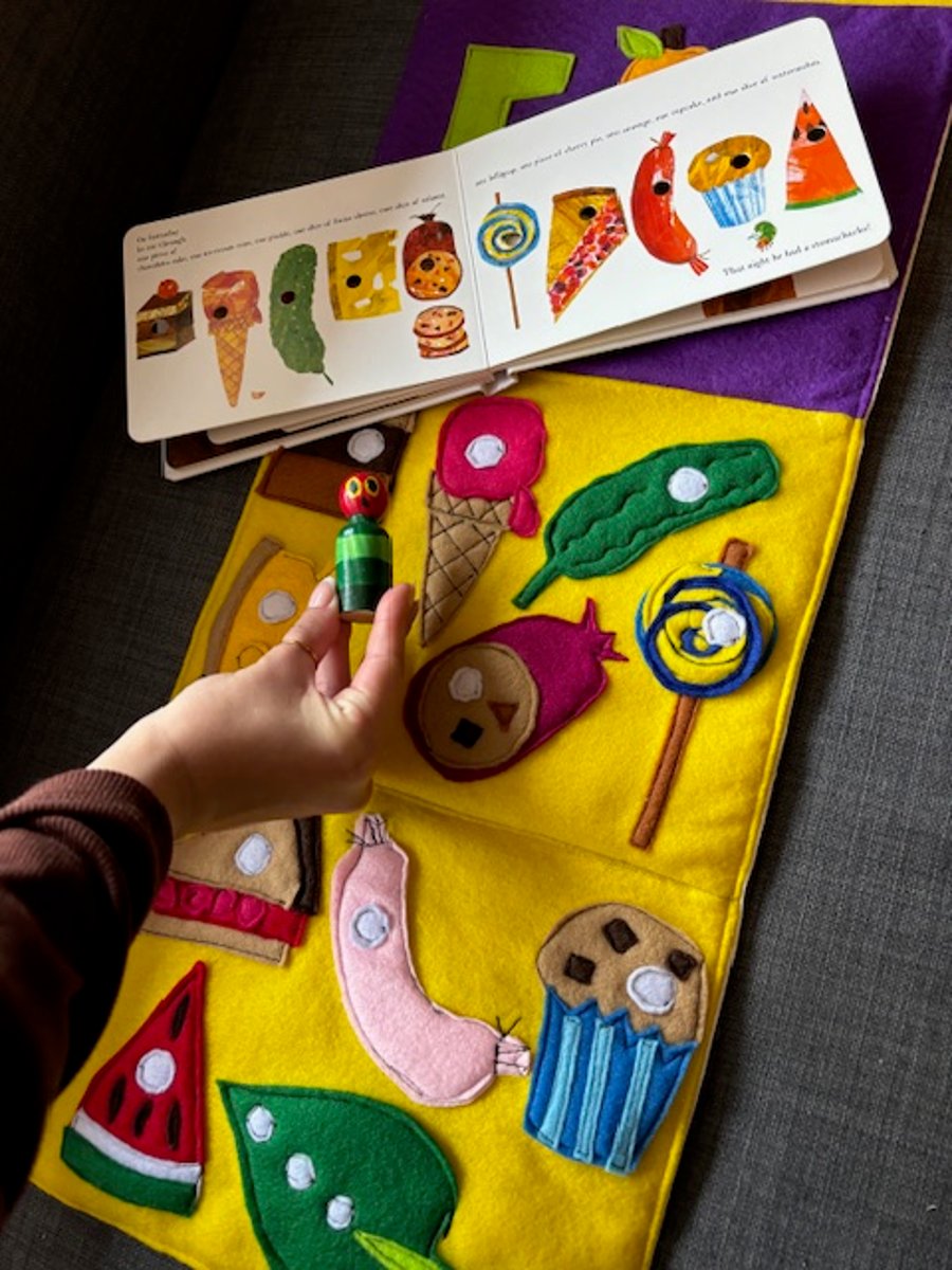 The very hungry caterpillar inspired play set - Folksy