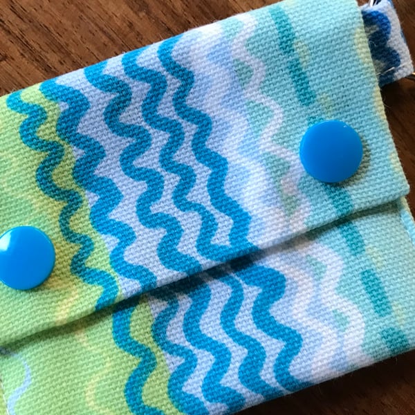 Diddy fabric key ring coin purse