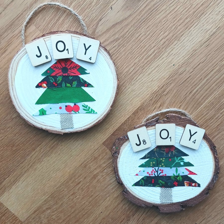 Christmas tree hanging decoration - joy