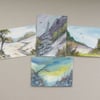 aceo sale bargain bundle original art miniature painting ( ref F 761 E3 )