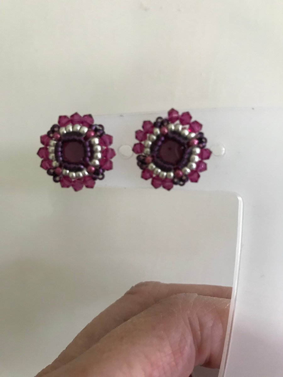 Swarovski post earrings