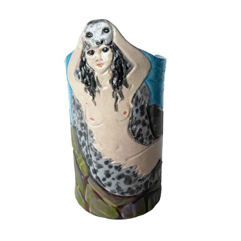 Selkie Design Ceramic Pot - Hand Built