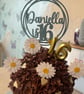 16th Birthday Cake Topper, Happy 16th Birthday Cake Topper, Custom Cake Topper