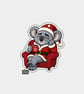 Unique Funny Christmas Gift Tags For Adults, 6pk - Cute Koala In Armchair 