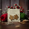 Wooden "Gingerbread couple" Pocket Hugs
