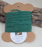 Hand Dyed Natural Weld Leaf Green Dye Pure Wool Tapestry Thread - Image 2