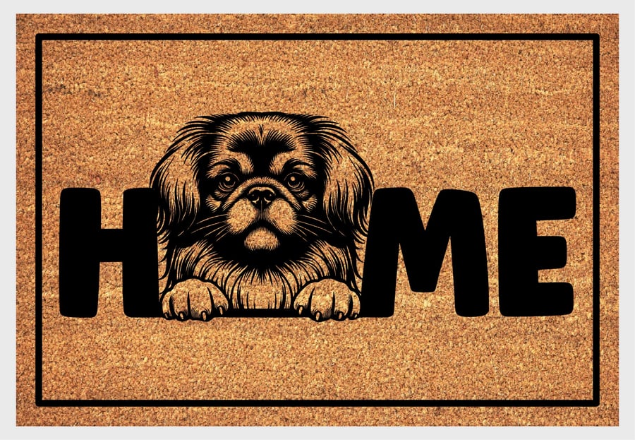 Pekingese Home Door Mat No.1 - Pekingese Welcome Mat - 3 Sizes