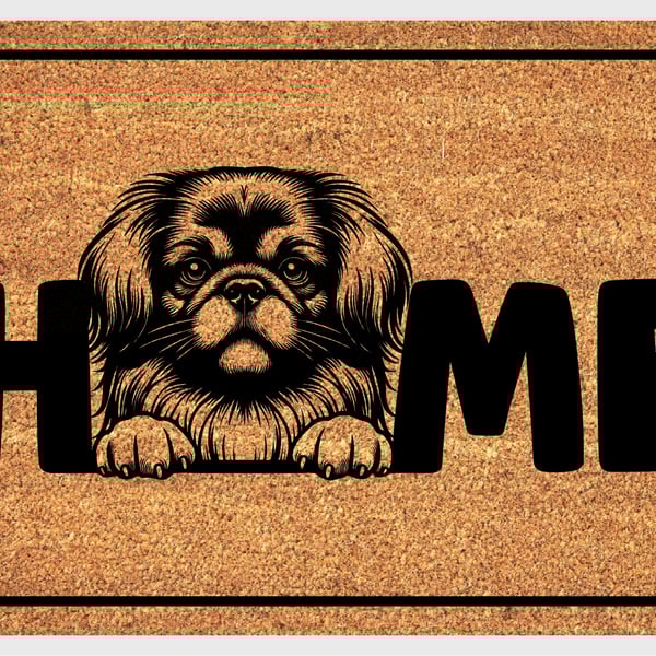 Pekingese Home Door Mat No.1 - Pekingese Welcome Mat - 3 Sizes