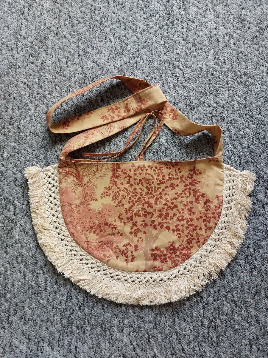 Boho style festival cross body bag 