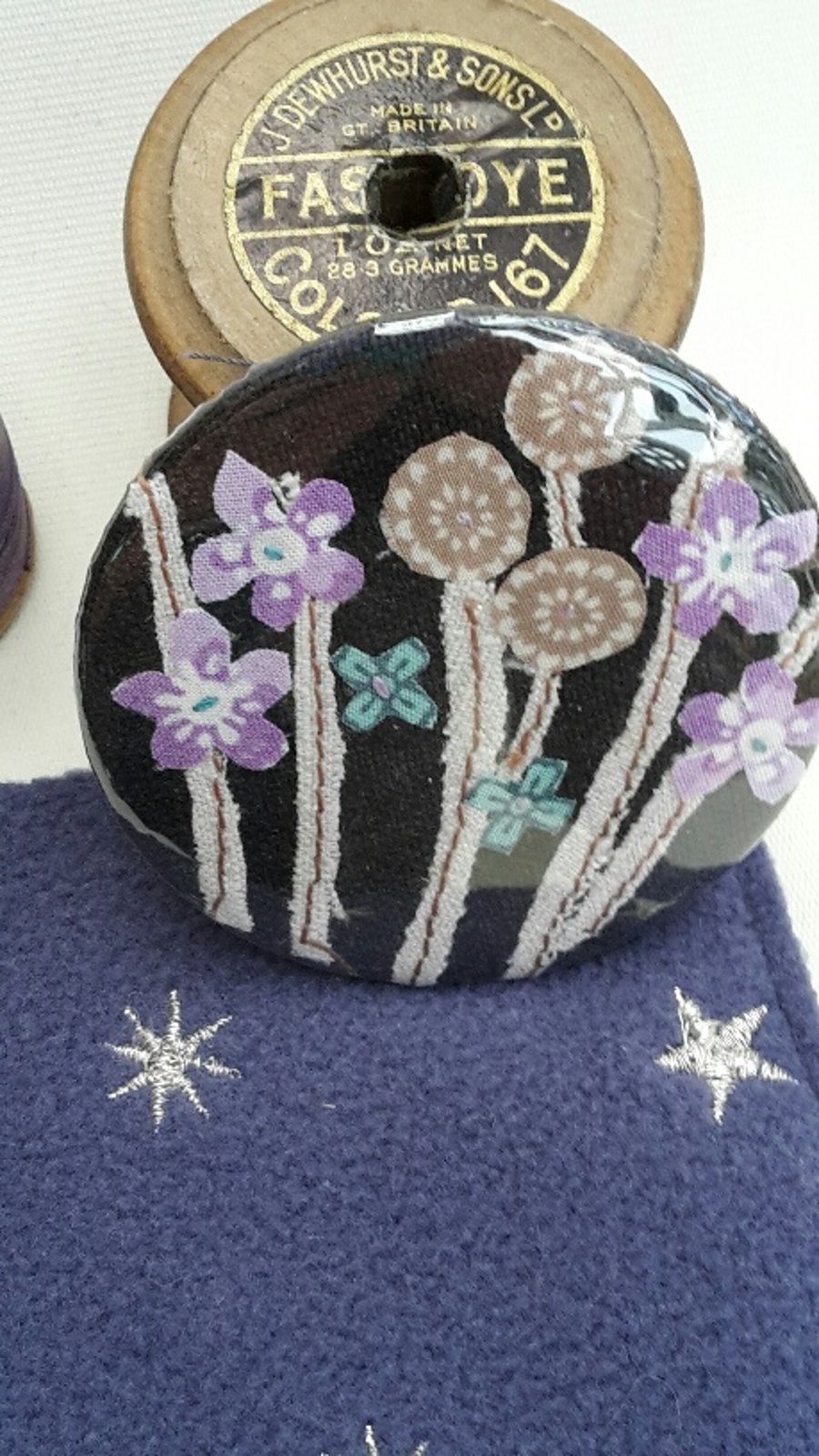 Pocket mirror - Autumn meadow