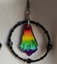 Large Rainbow Ghost Earrings  - Image 3