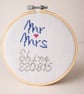 Mr & Mrs' Cross Stitch Decoration - Image 2